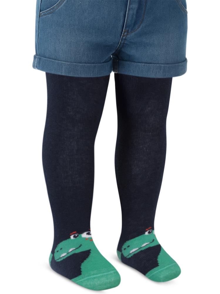 Civil Baby Dinazor 6-18 Ay Bebek Erkek Külotlu Çorap - Bej