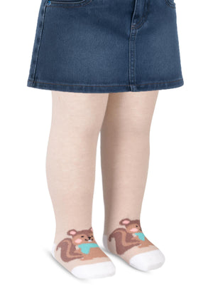 Civil Baby Sincap 6-18 Ay Bebek Kız Külotlu Çorap - Bej