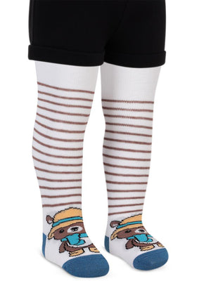 Civil Baby Cool Bear 6-18 Ay Bebek Erkek Külotlu Çorap - Mavi