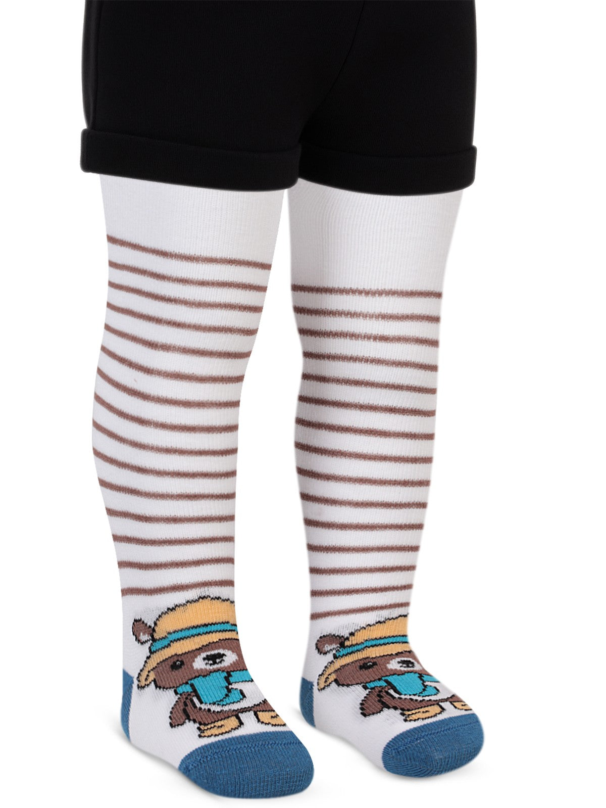 Civil Baby Cool Bear 6- Bebek Erkek Külotlu Çorap - Mavi
