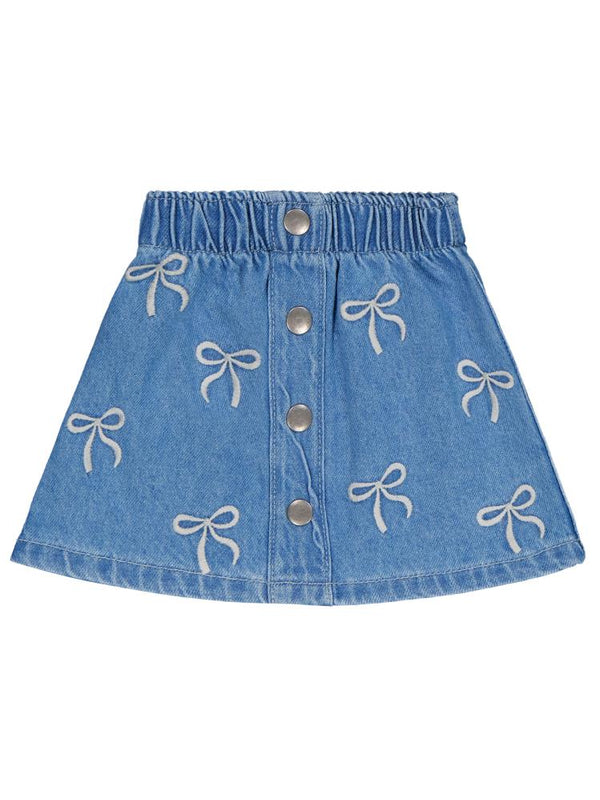 Civil Baby Fiyonk Nakışlı 6-18 Ay Etek - Mavi