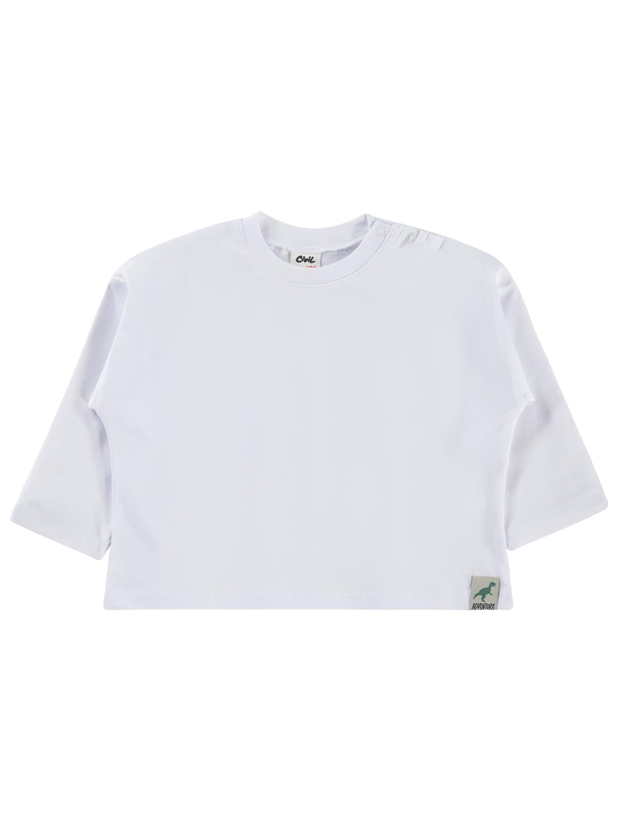 Civil Baby Basic 6-18 Ay Sweatshirt - Beyaz