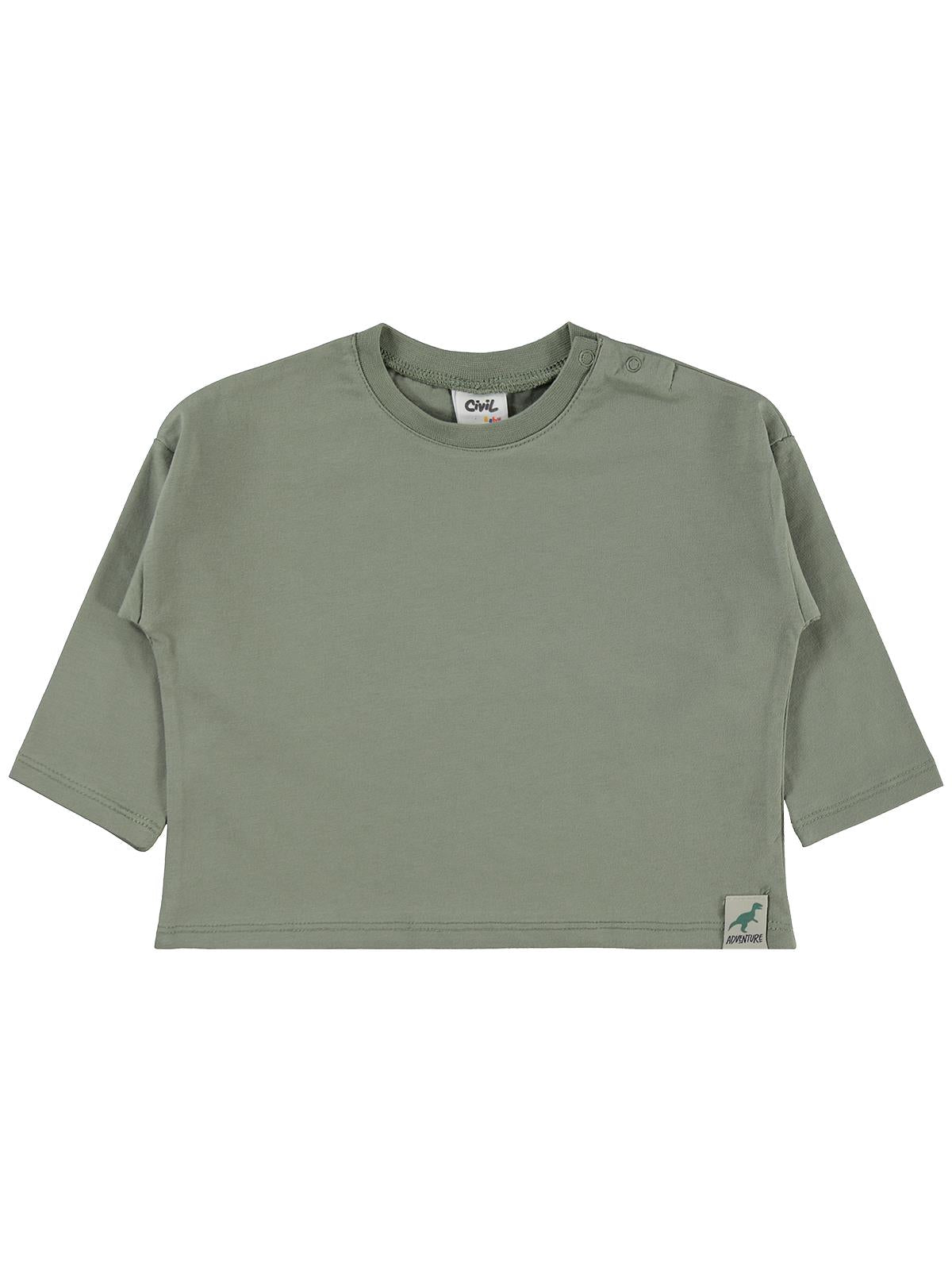 Civil Baby Basic 6-18 Ay Sweatshirt - Haki