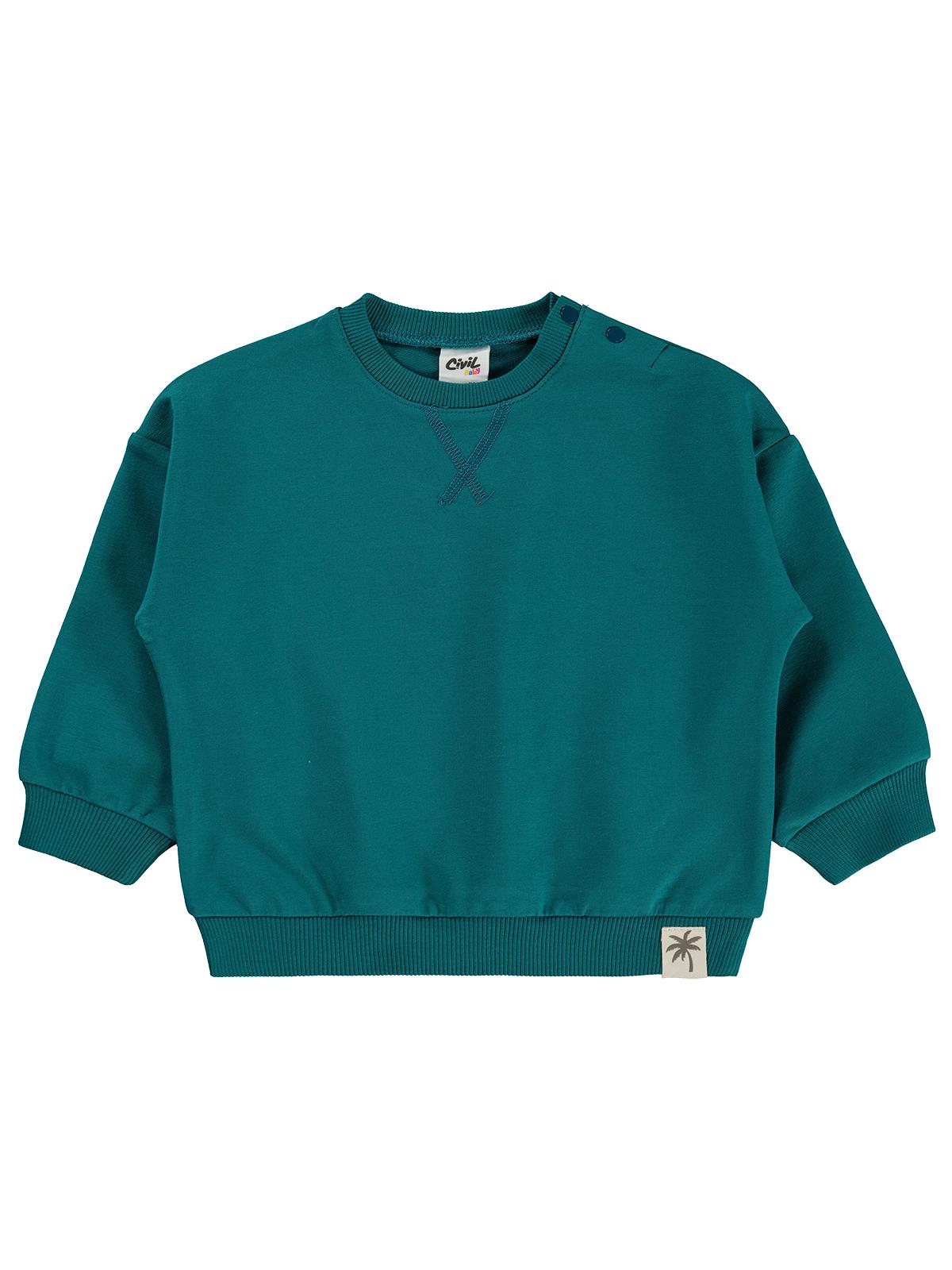 Civil Baby Basic 6-18 Ay Sweatshirt - Yeşil
