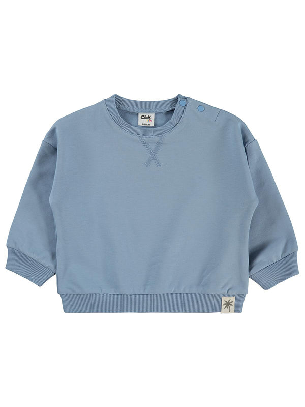 Civil Baby Basic 6-18 Ay Sweatshirt - Mavi