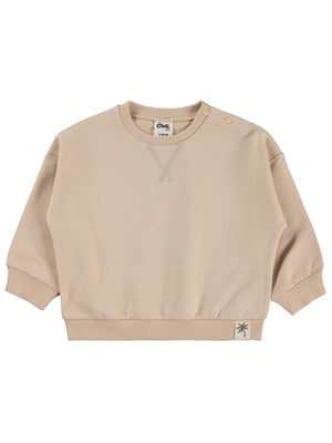 Civil Baby Basic 6-18 Ay Sweatshirt - Kahverengi