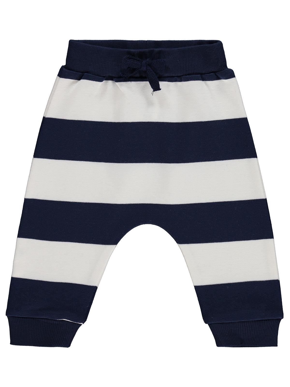 Civil Baby Çizgili 6-18 Ay Eşofman Altı - Lacivert