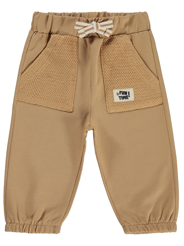 Civil Baby Etiketli Basic 6-18 Ay Eşofman Altı - Kahverengi