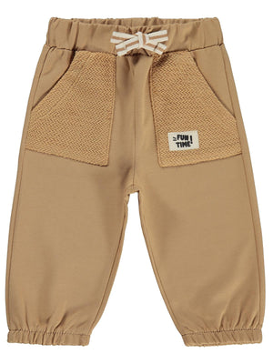 Civil Baby Etiketli Basic 6-18 Ay Eşofman Altı - Kahverengi