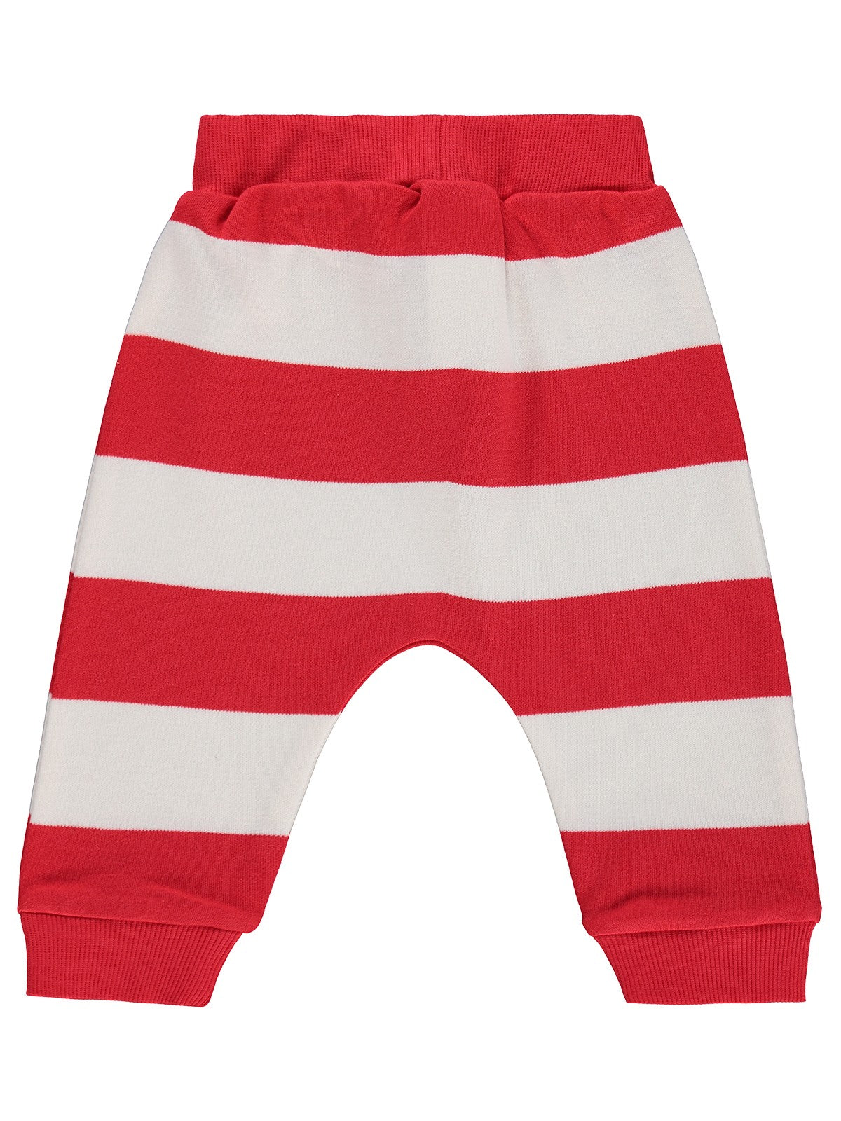 Civil Baby Çizgili 6-18 Ay Eşofman Altı - Kırmızı