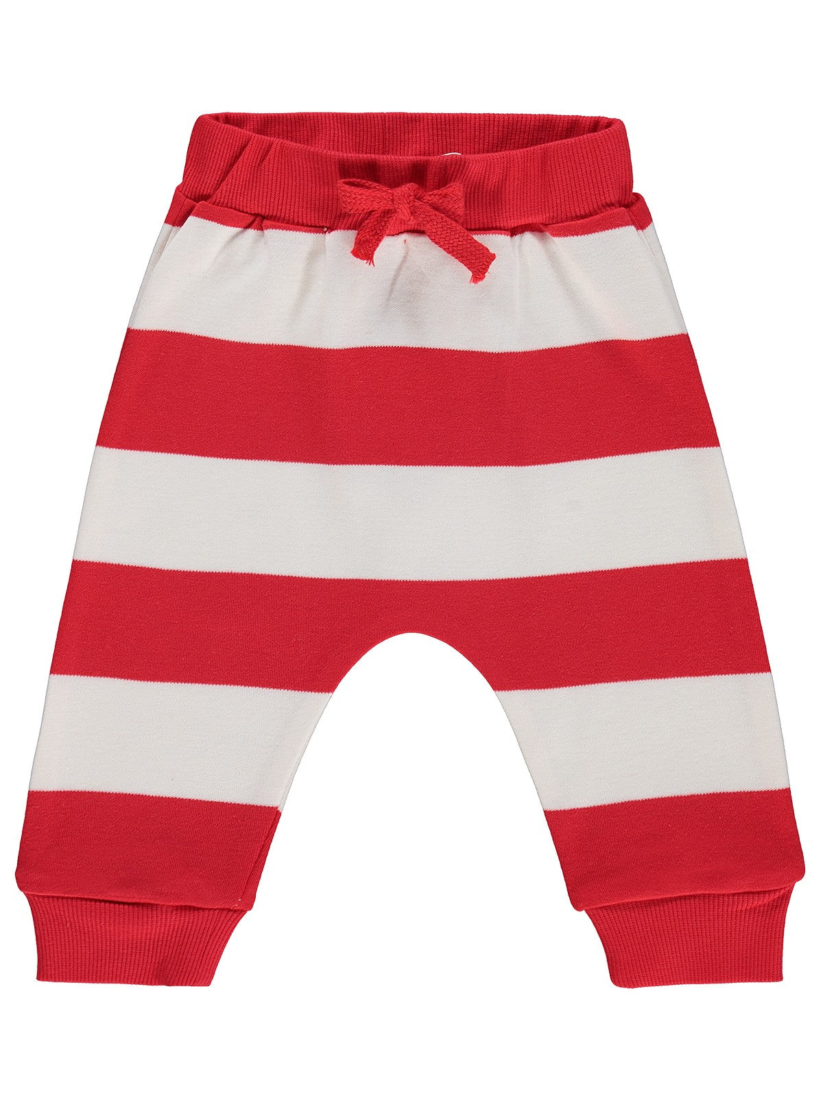 Civil Baby Çizgili 6-18 Ay Eşofman Altı - Kırmızı