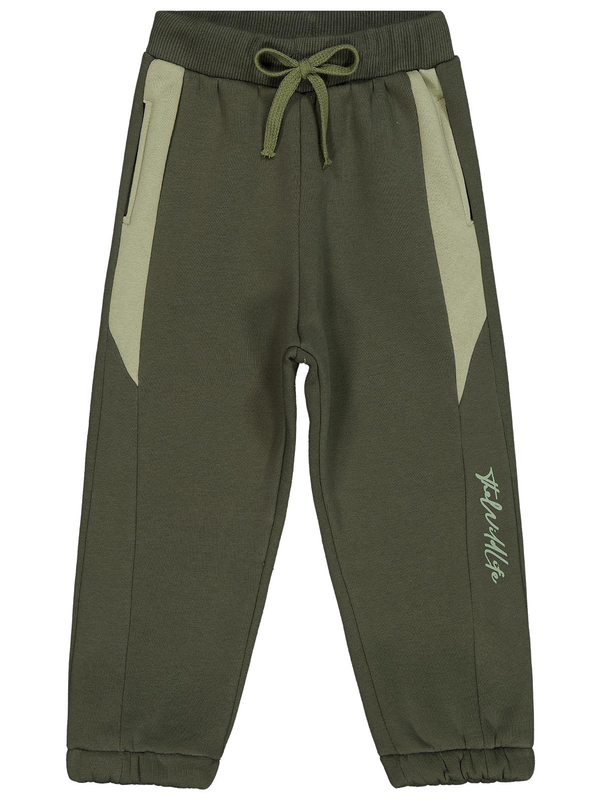 Civil Boys Baskılı Garnili 2-5 Yaş Eşofman Altı - Haki