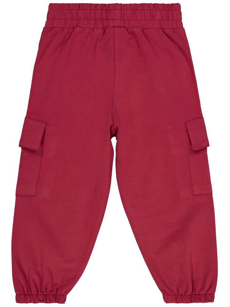 Civil Boys Kargo Cepli 2-5 Yaş Eşofman Alt - Bordo