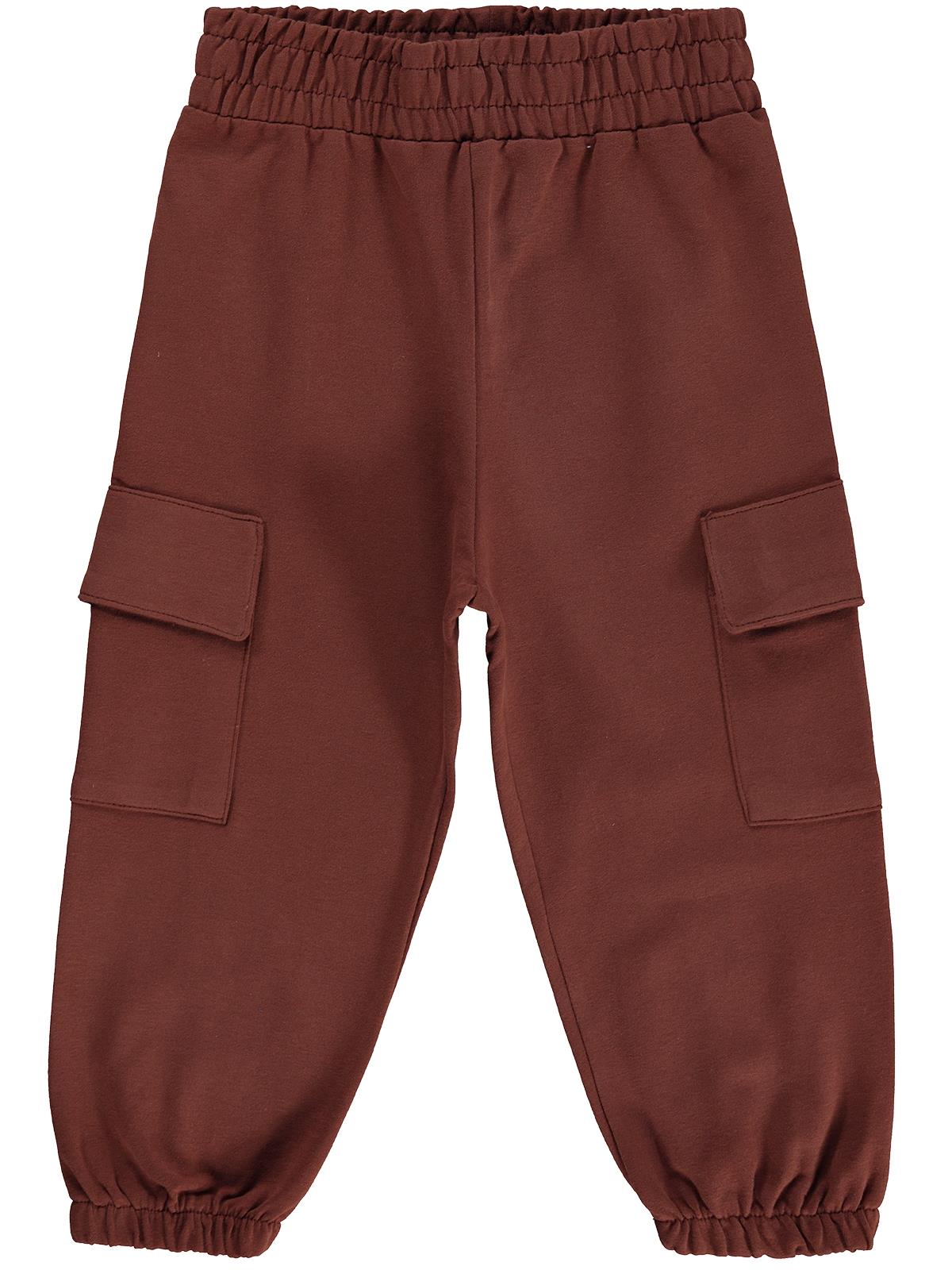 Civil Boys Kargo Cepli 2-5 Yaş Eşofman Alt - Kahve