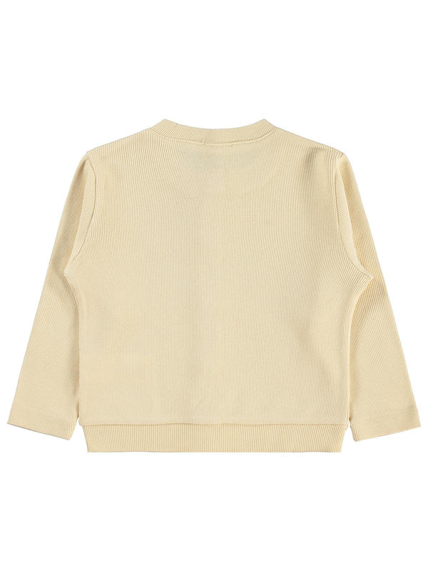 Civil Girls Yakası Fiyonklu 2-5 Yaş Hırka - Bej