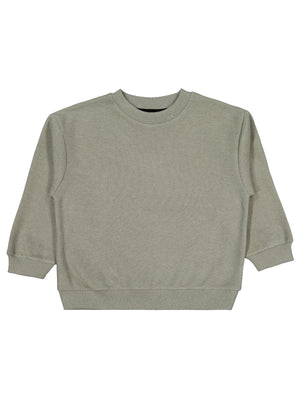 Civil Erkek Çocuk Basic Selanik Sweatshirt | Selanik Uzun Kol | Okul Kreş ve Günlük Kullanım - Haki