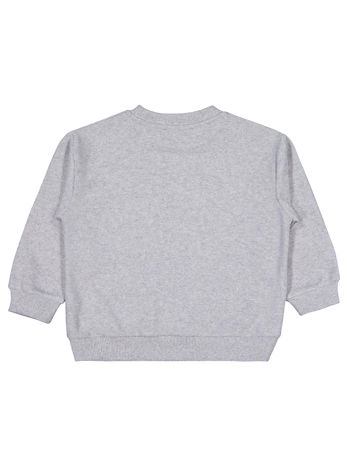Civil Erkek Çocuk Basic Selanik Sweatshirt | Selanik Uzun Kol | Okul Kreş ve Günlük Kullanım - Gri