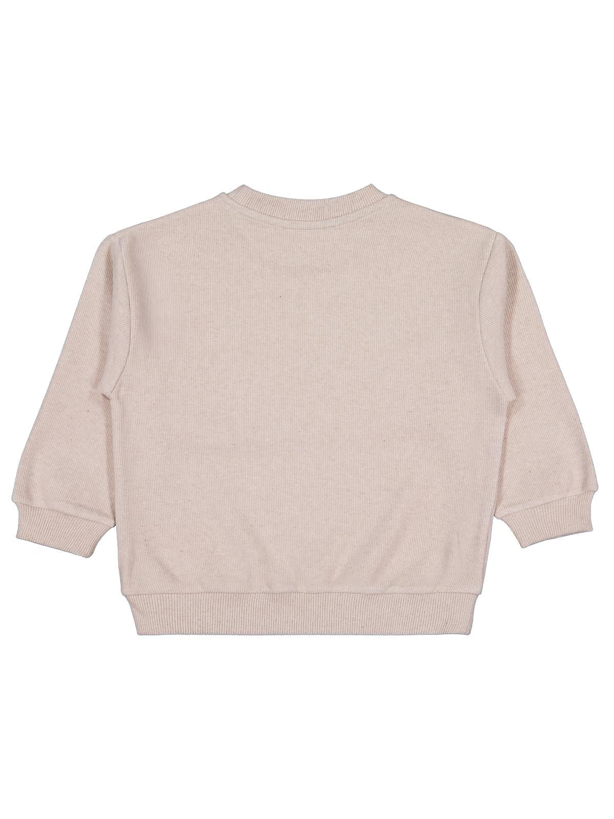 Civil Erkek Çocuk Basic Selanik Sweatshirt | Selanik Uzun Kol | Okul Kreş ve Günlük Kullanım - Bej