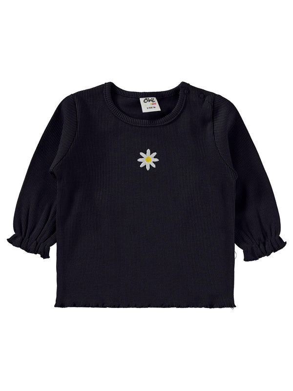 Civil Baby Papatya Nakışlı 6-18 Ay Takım - Gri