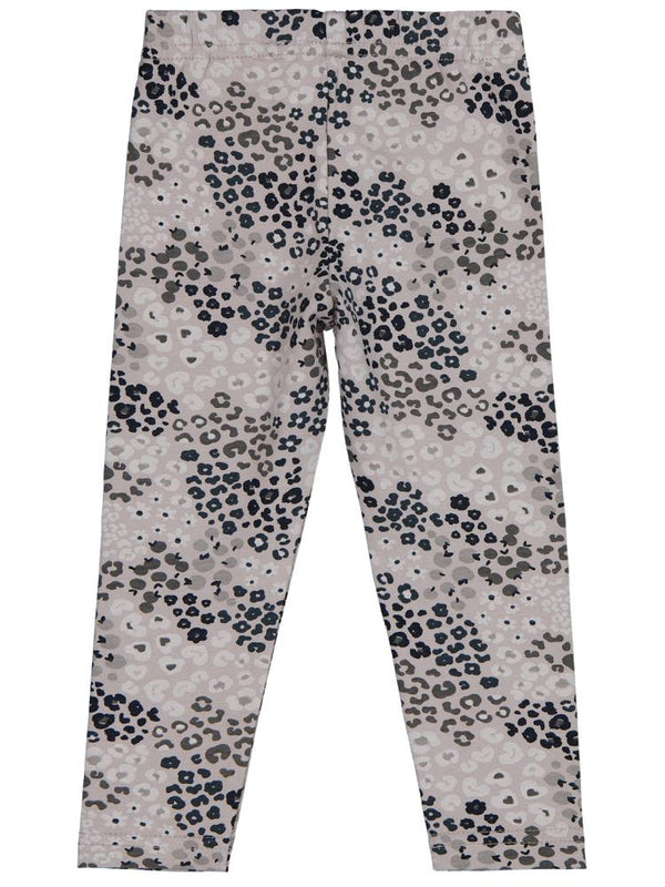 Civil Girls Leopar Baskılı 2-5 Yaş Tayt - Gri