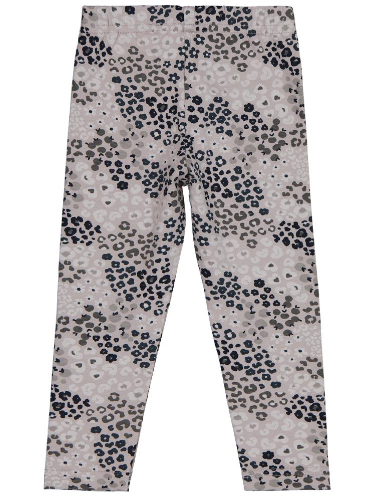 Civil Girls Leopar Baskılı 2-5 Yaş Tayt - Gri