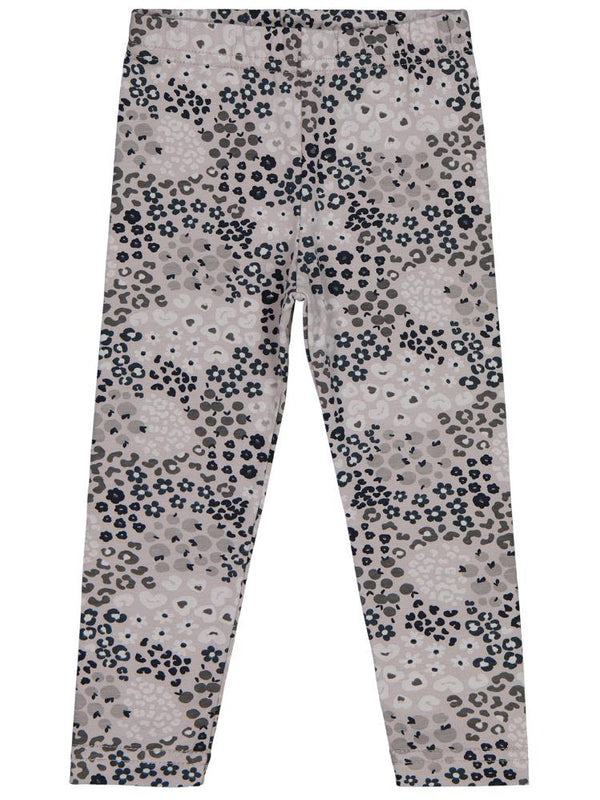 Civil Girls Leopar Baskılı 2-5 Yaş Tayt - Gri
