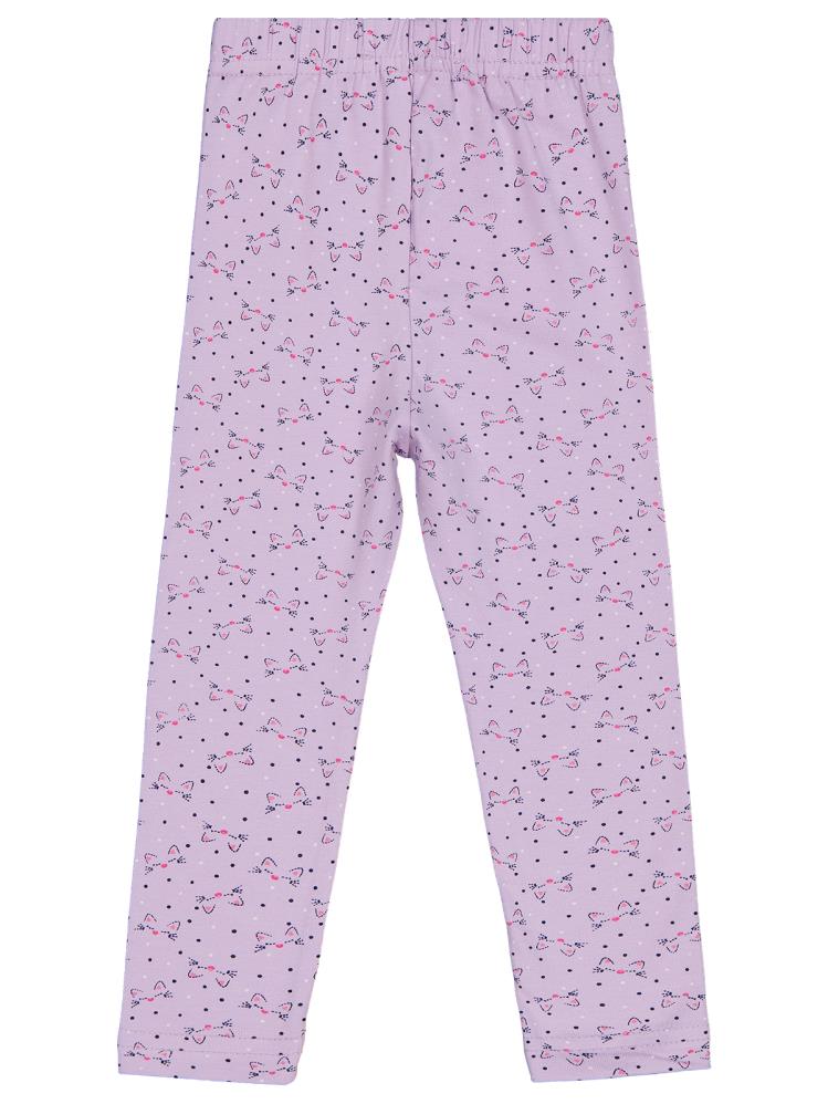 Civil Girls Kedi Baskılı 2-5 Yaş Tayt - Lila