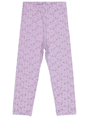 Civil Girls Kedi Baskılı 2-5 Yaş Tayt - Lila