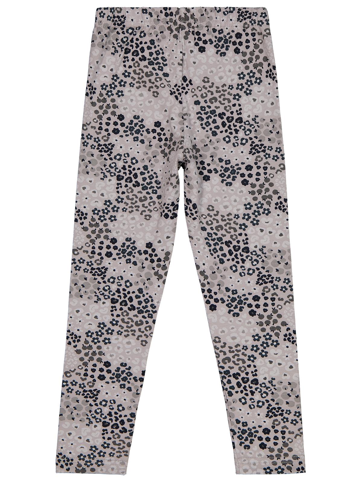 Civil Girls Leopar Baskılı 6-9 Yaş Tayt - Gri