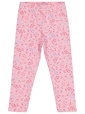 Civil Girls Kelebek Baskılı 2-5 Yaş Tayt - Pembe