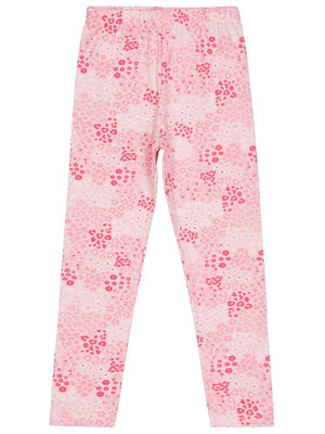 Civil Girls Leopar Baskılı 6-9 Yaş Tayt - Pembe