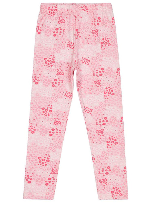 Civil Girls Leopar Baskılı 6-9 Yaş Tayt - Pembe