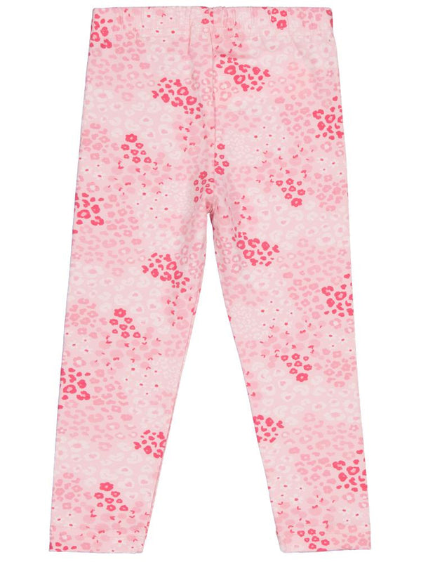Civil Girls Leopar Baskılı 2-5 Yaş Tayt - Pembe