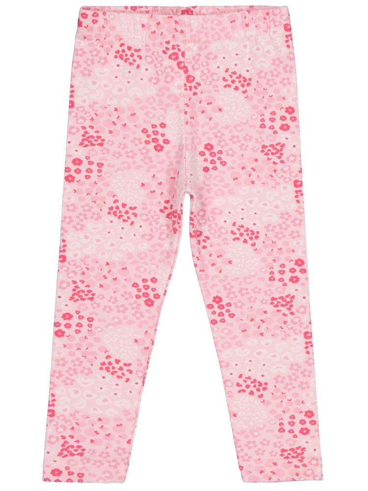 Civil Girls Leopar Baskılı 2-5 Yaş Tayt - Pembe