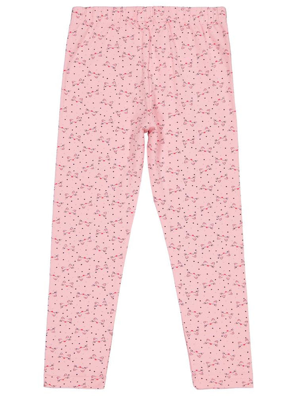 Civil Girls Kedi Baskılı 6-9 Yaş Tayt - Pembe