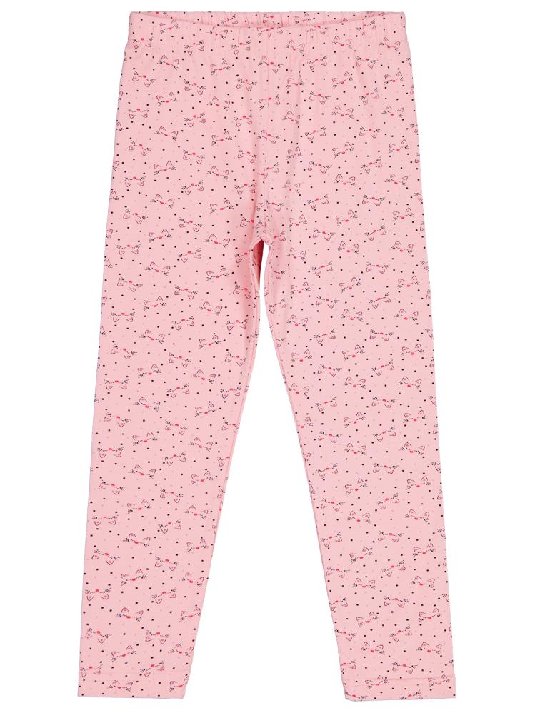 Civil Girls Kedi Baskılı 6-9 Yaş Tayt - Pembe