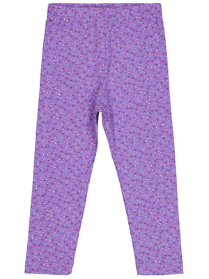 Civil Girls Çıtır Çiçek Baskılı 2-5 Yaş Tayt - Lila
