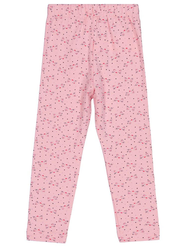 Civil Girls Kedi Baskılı 2-5 Yaş Tayt - Pembe