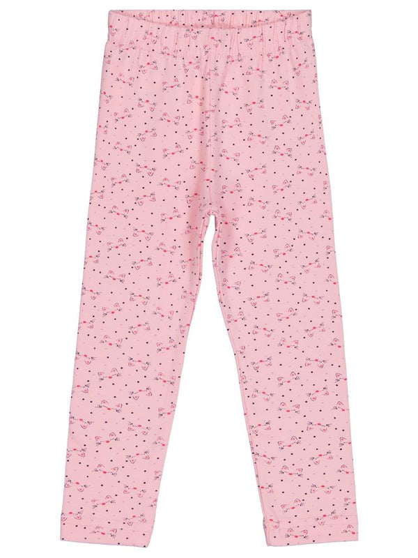 Civil Girls Kedi Baskılı 2-5 Yaş Tayt - Pembe