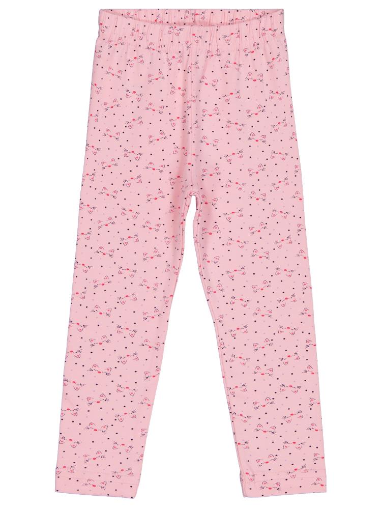Civil Girls Kedi Baskılı 2-5 Yaş Tayt - Pembe