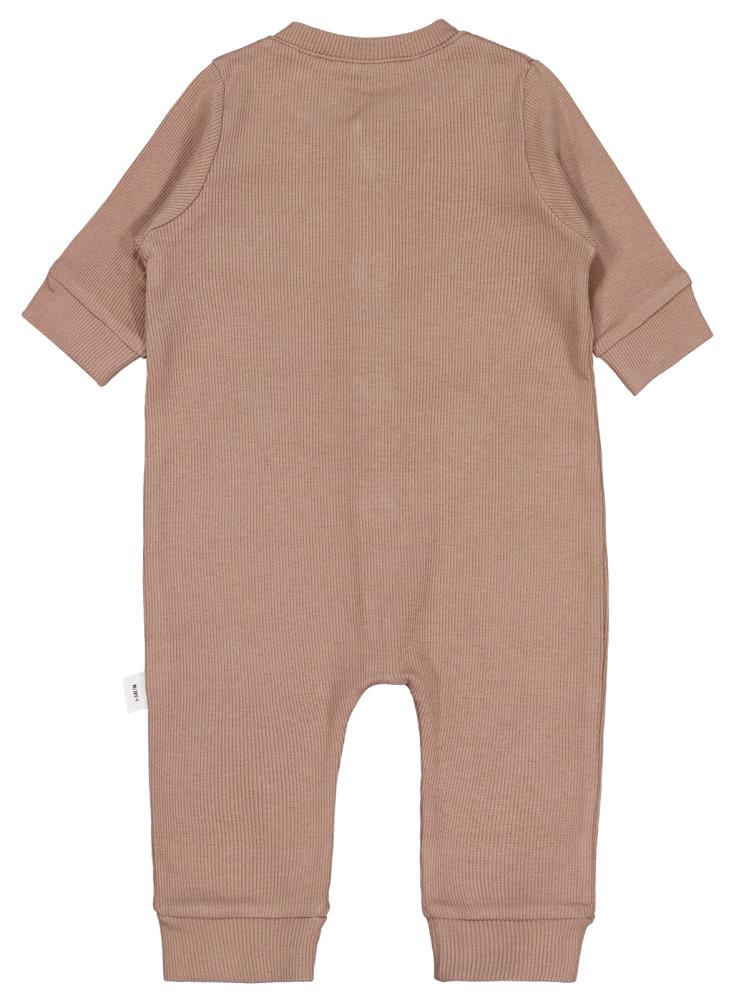 Civil Baby Düz Basic 1-6 Ay Tulum - Kahverengi