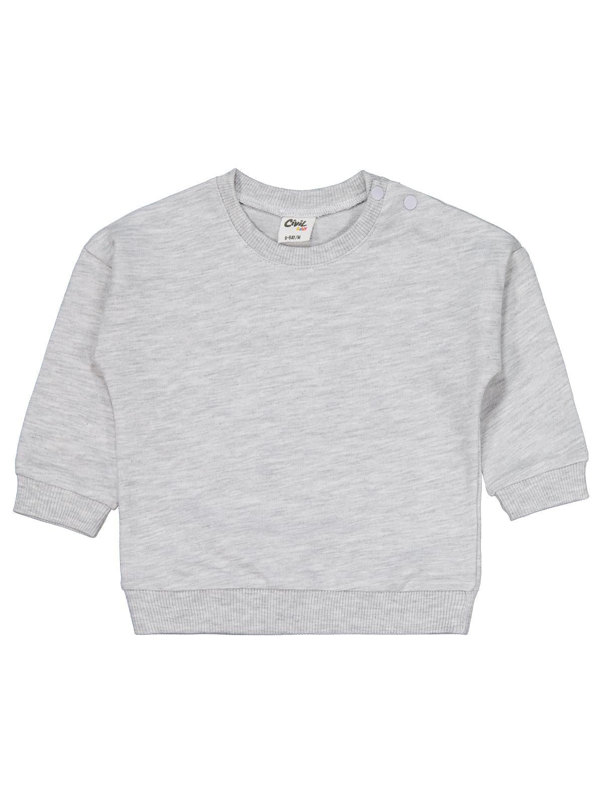 Civil Baby Basic 6-18 Ay Takım - Gri