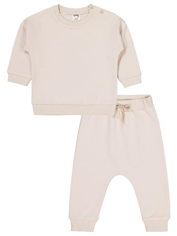 Civil Baby Basic 6-18 Ay Takım - Bej