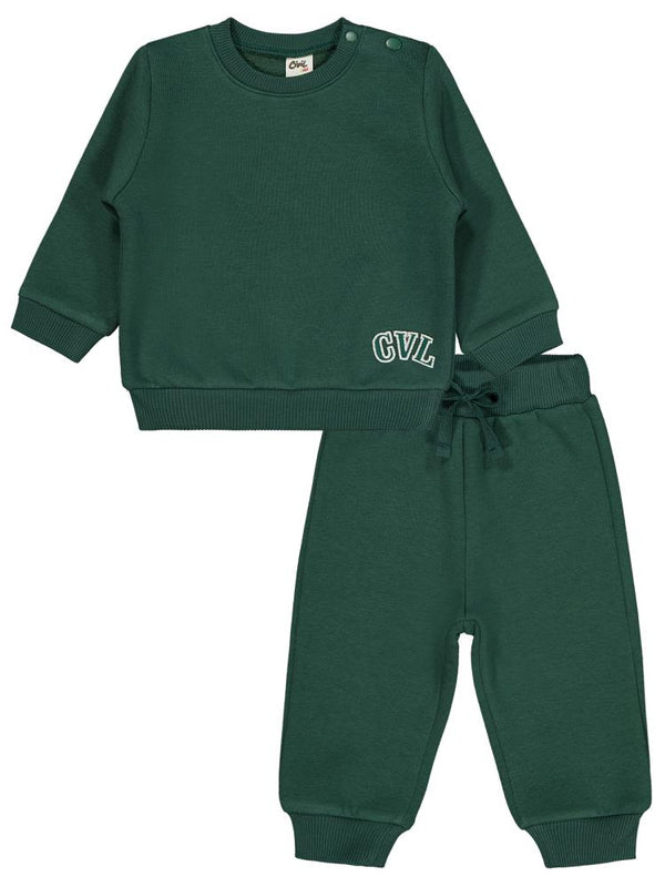Civil Baby Cvl Nakışlı 6-18 Ay Takım - Yeşil