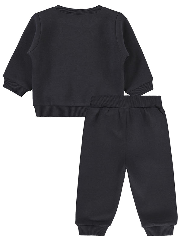 Civil Baby Cvl Nakışlı 6-18 Ay Takım - Gri