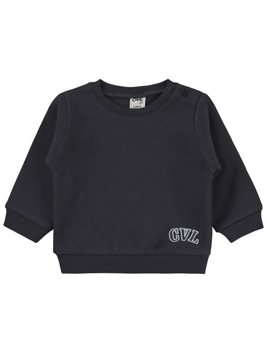 Civil Baby Cvl Nakışlı 6-18 Ay Takım - Gri