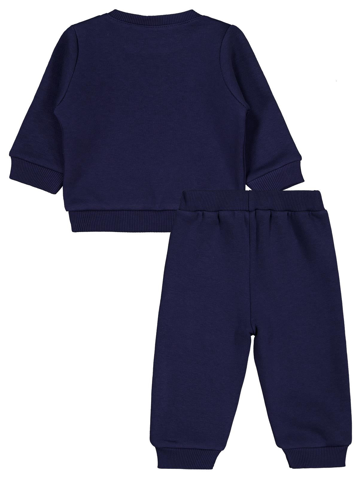 Civil Baby Cvl Nakışlı 6-18 Ay Takım - Lacivert