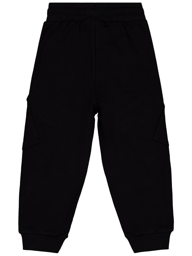 Civil Boys Kargo Cepli Etiketli 6-9 Yaş Eşofman Altı - Siyah