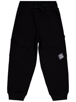 Civil Boys Kargo Cepli Etiketli 6-9 Yaş Eşofman Altı - Siyah