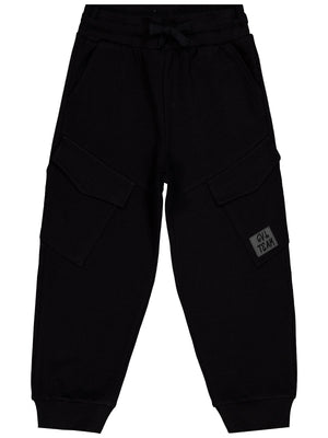 Civil Boys Kargo Cepli Etiketli 10-13 Yaş Eşofman Altı - Siyah